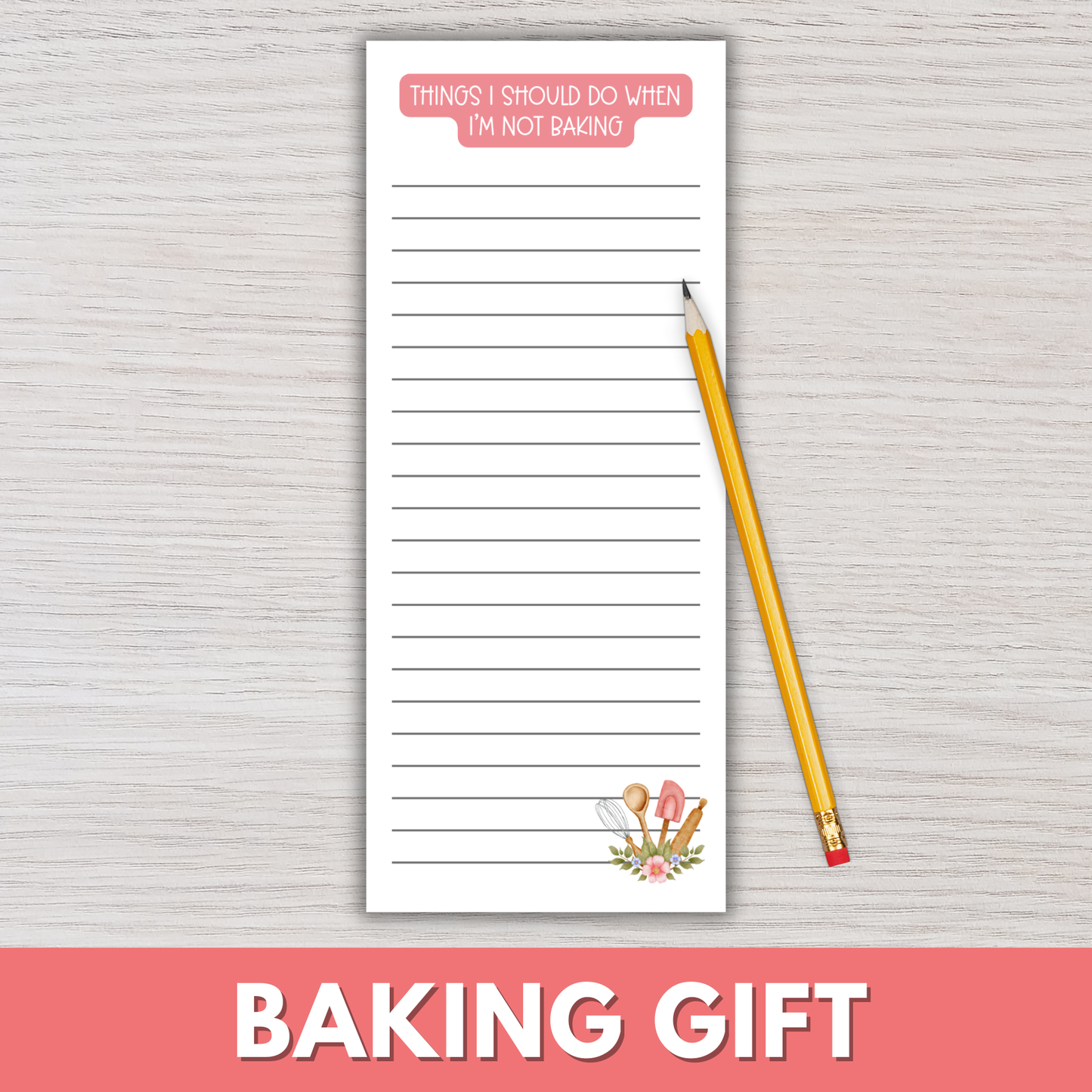 Baking Magnetic Notepads (Set of 12)