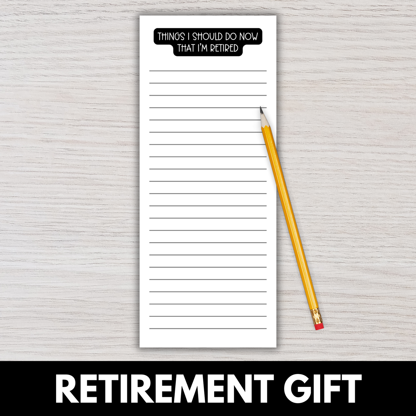 Retirement Magnetic Notepads