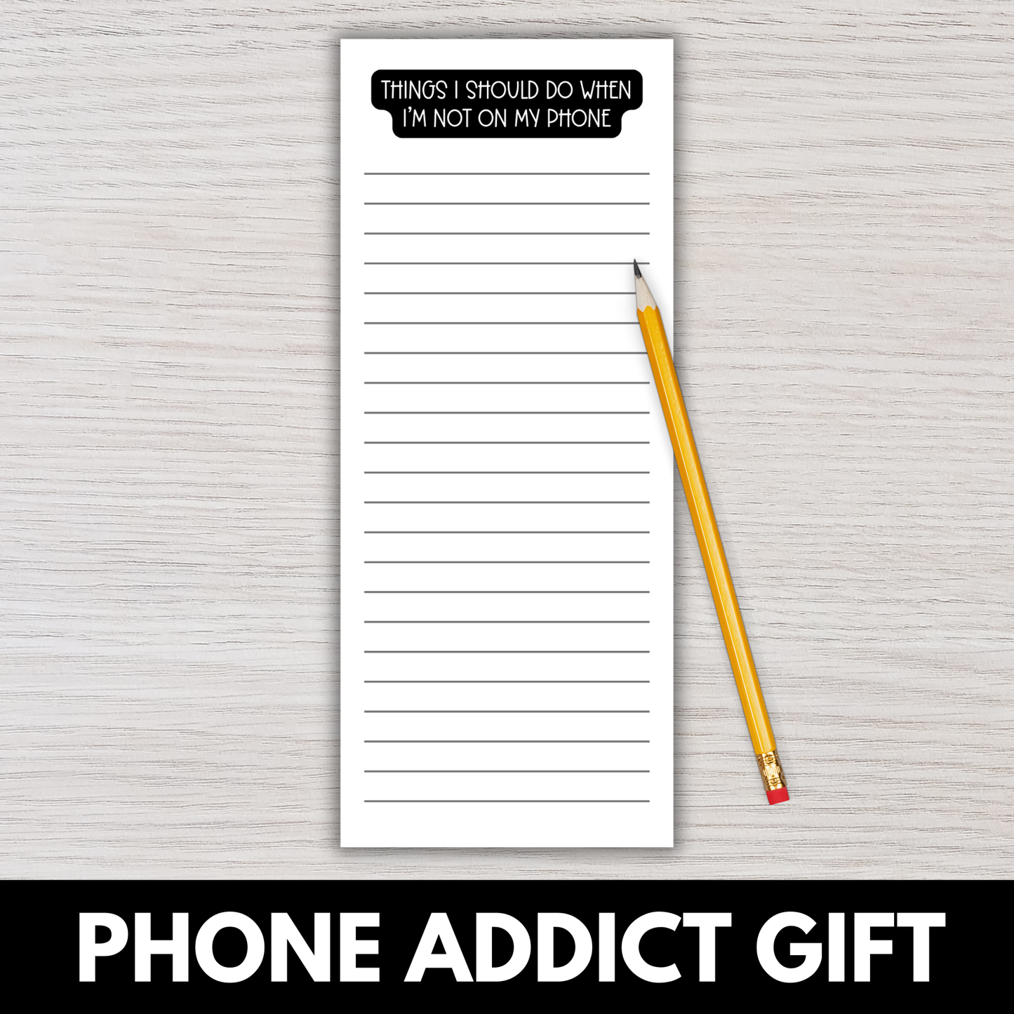 Phone Addict Magnetic Notepads (Set of 12)