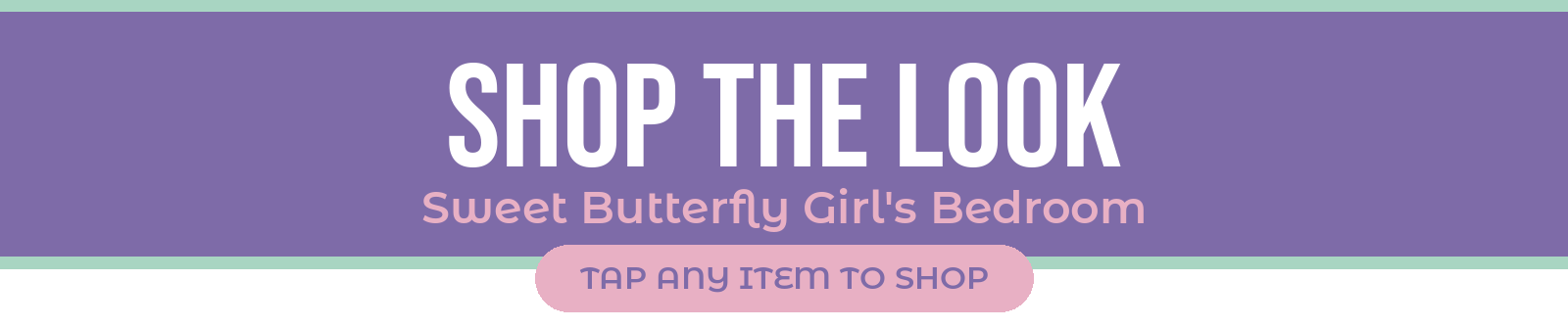 Shop the Look: Sweet Butterfly Girl's Bedroom