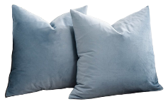 Blue Velvet Pillows