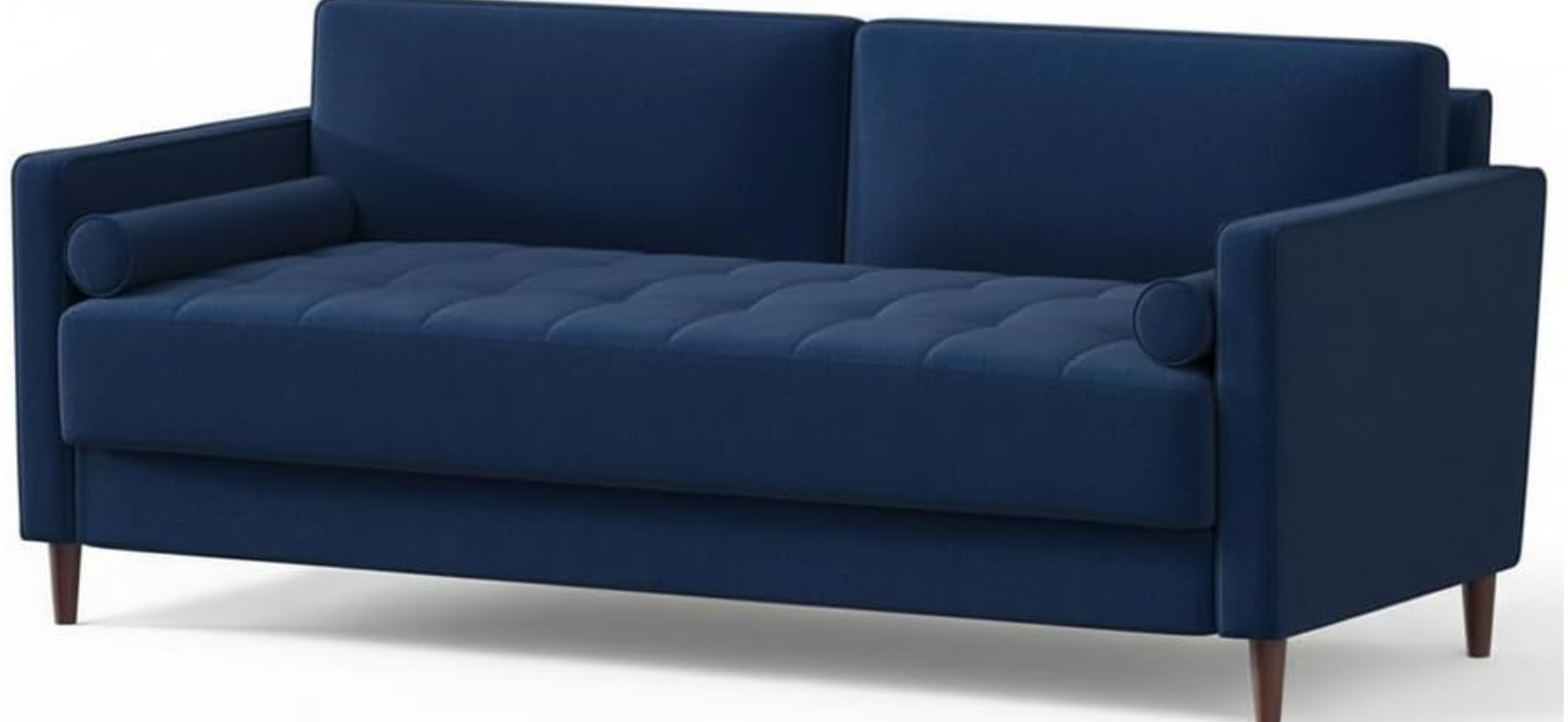 Navy Velvet Sofa