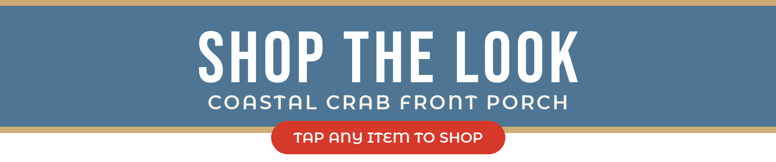 Shop the Look: Coastal Crab Front Porch