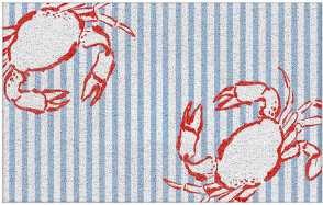 Blue Stripe Crab Doormat