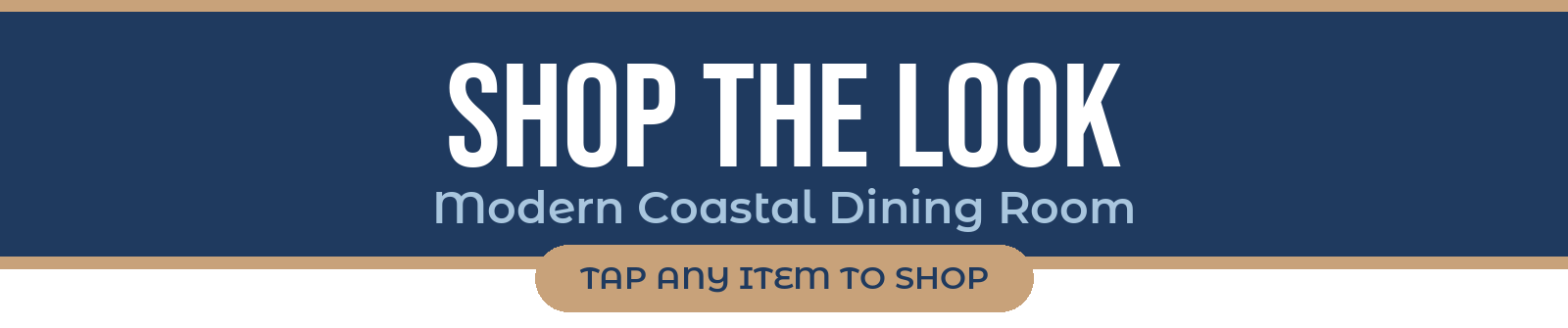 Shop the Look: Modern Coastal Dining Room