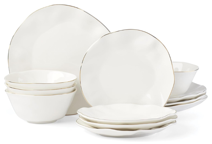 White Dinnerware Set