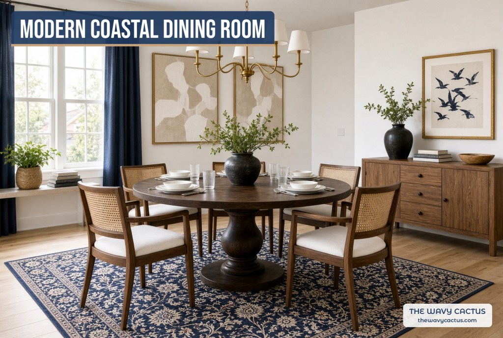 Modern Coastal Dining Room: Shop the Look
