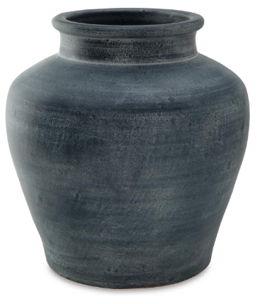 Navy Ceramic Vase