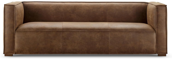 Brown Leather Sofa