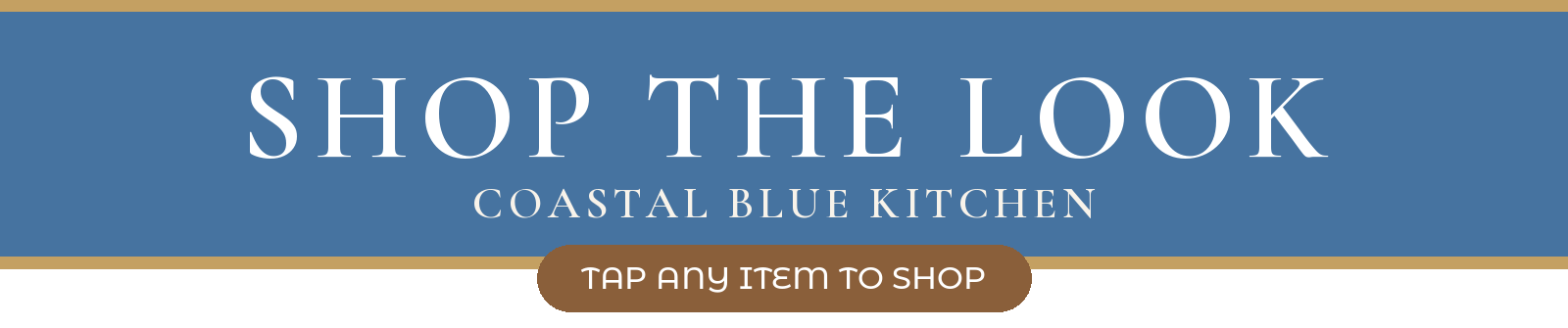 Shop the Look: Coastal Blue Kitchen
