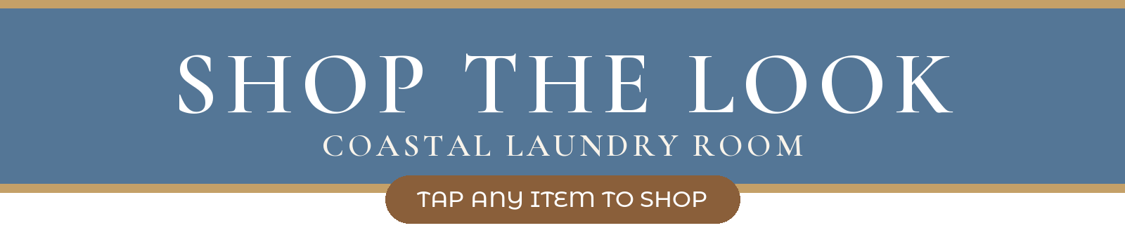 Shop the Look: Coastal Laundry Room