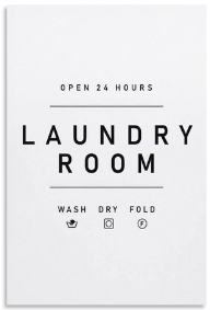 Laundry Room Sign Print