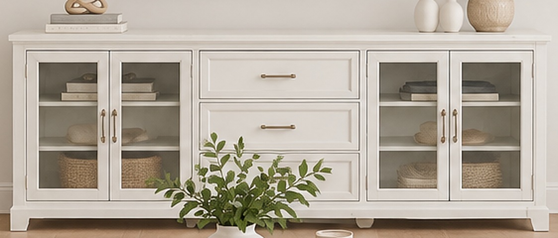 Similar White Media Console
