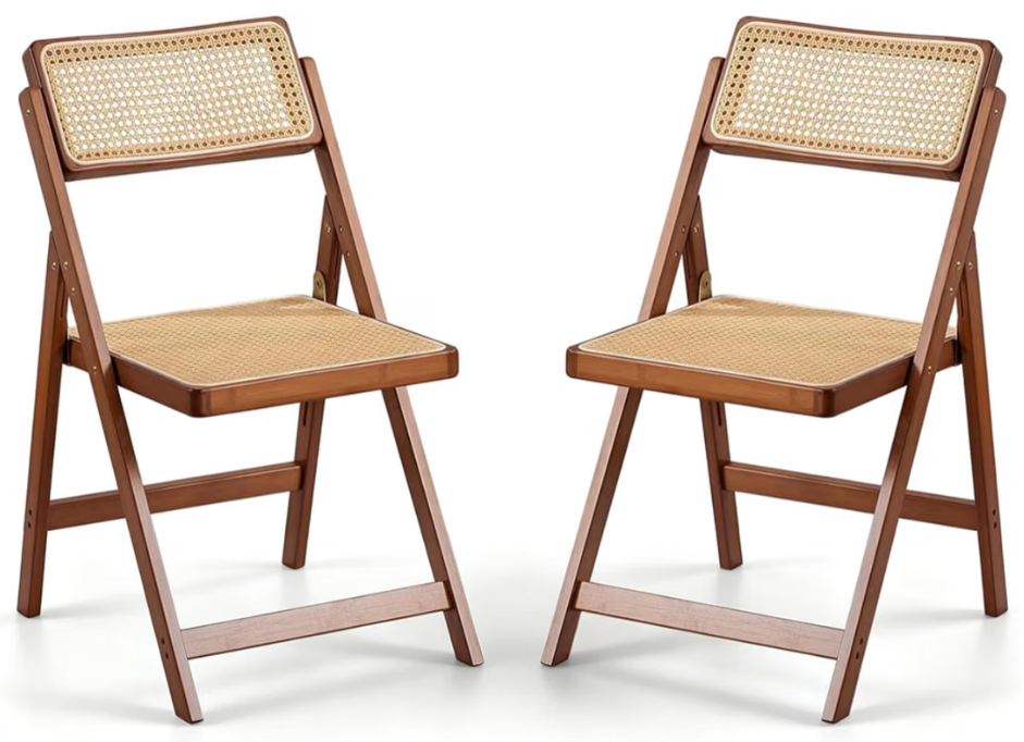 Cane Folding Chairs