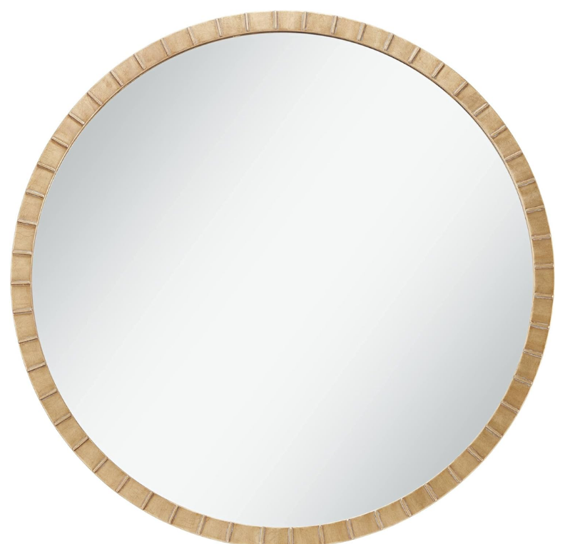 Round Gold Mirror