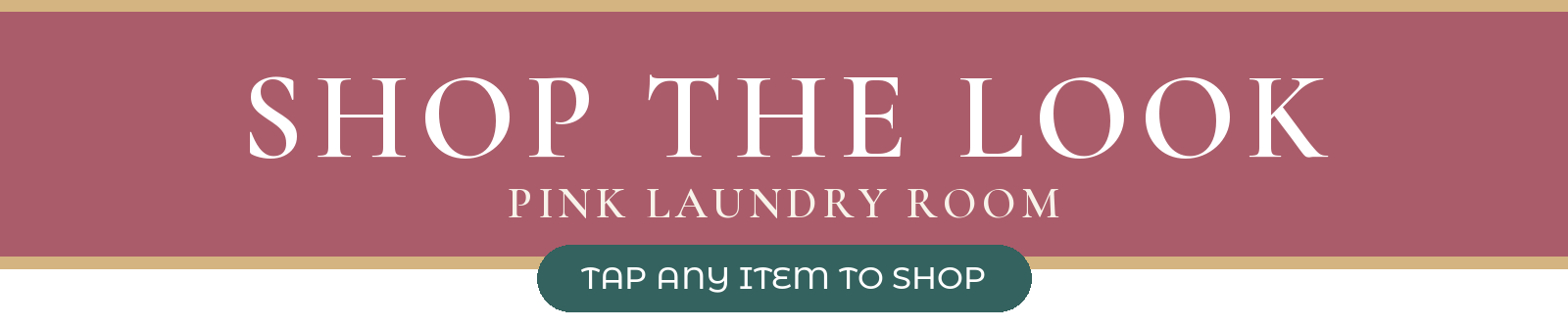 Shop the Look: Pink Laundry Room