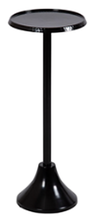 Black Pedestal Drink Table