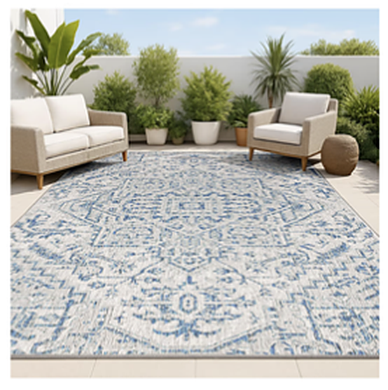 Blue Outdoor Rug