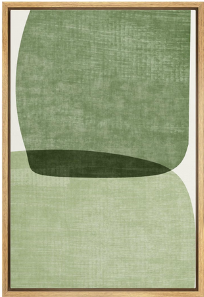 Sage Abstract Framed Art