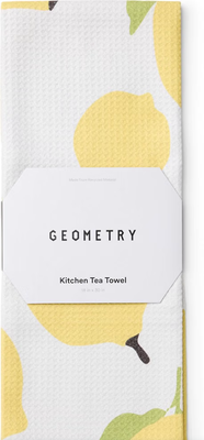 GEOMETRY Sunny Lemons Tea Towel