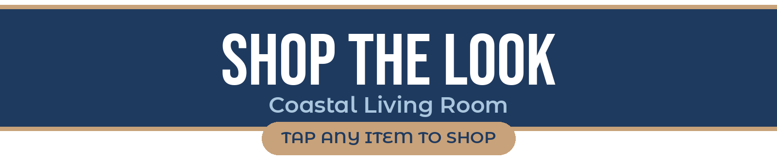 Shop the Look: Coastal Living Room