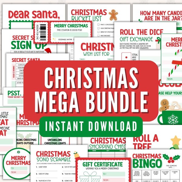 Christmas Printable Bundle
