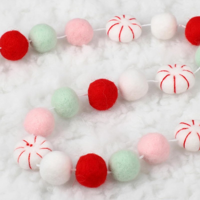 Felt Ball Garland