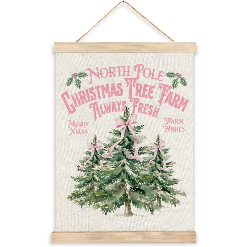 North Pole Tree Farm Canvas